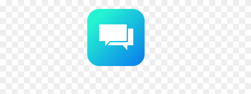 256x256 Free Chat, Talk, Conversation, Message, Messaging, Bubble, Comment - Message Bubble PNG