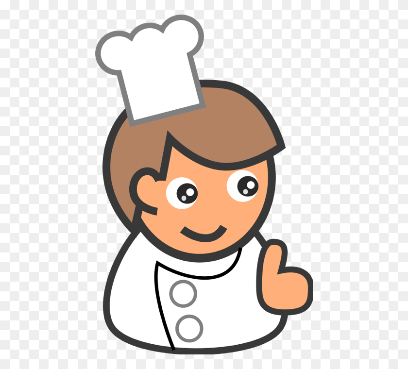 448x700 Free Chef Clipart - Messy Kitchen Clipart