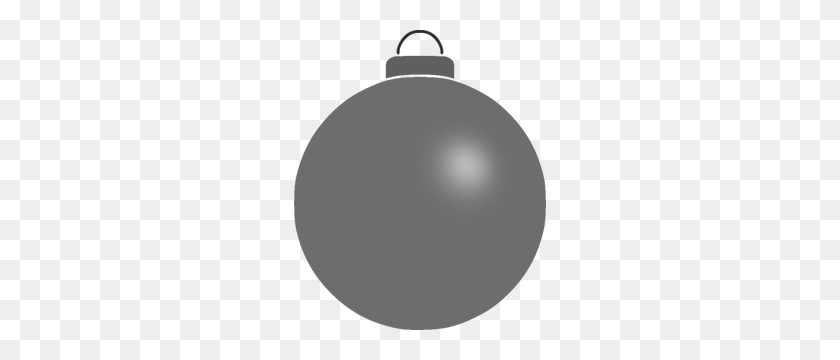 252x300 Free Christmas Ball Ornament Clipart - Christmas Ornament Clip Art Black And White
