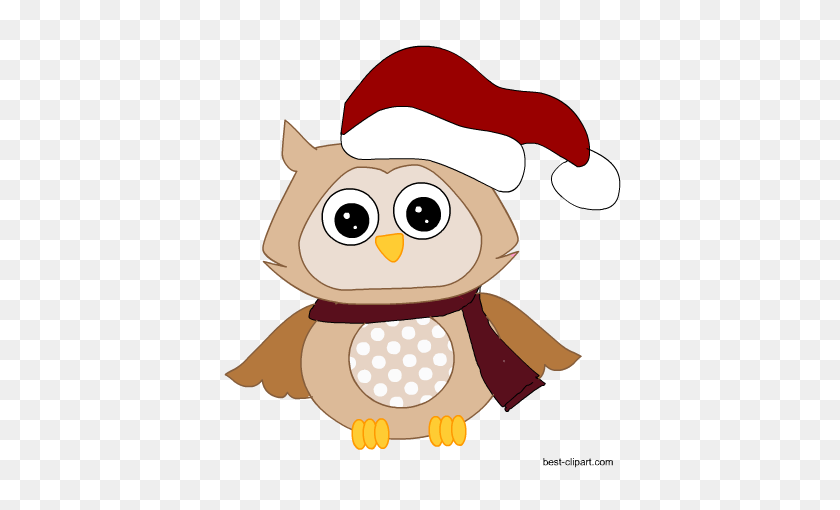 450x450 Free Christmas Clip Art, Santa, Gingerbread And Christmas Tree - Boho Birds Clipart