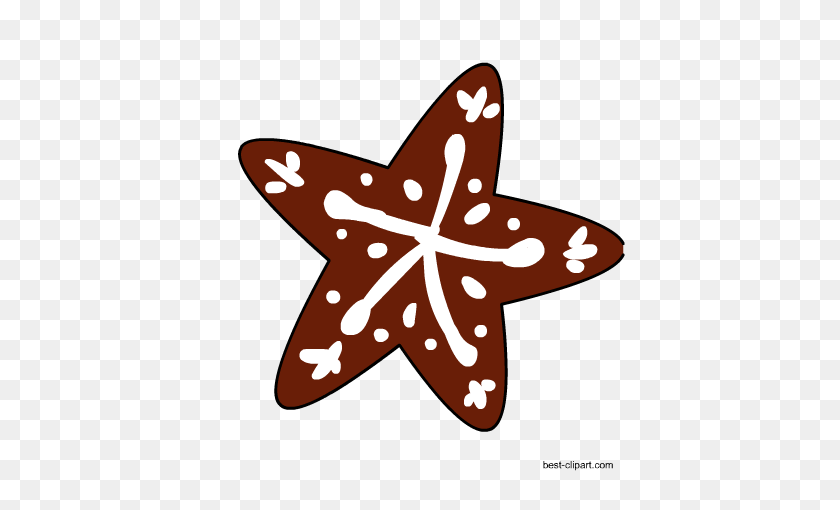 450x450 Free Christmas Clip Art, Santa, Gingerbread And Christmas Tree - Christmas Star Clipart
