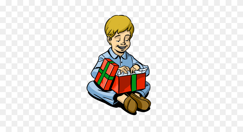 300x399 Free Christmas Clipart - Child Sitting Clipart
