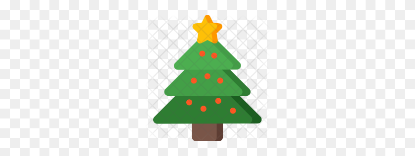 256x256 Free Christmas, Tree, Pine, Xmas, Celebration, Decoration Icon - Winter Tree PNG