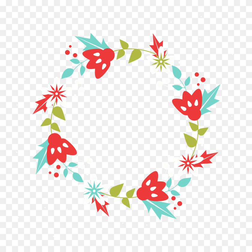 3600x3600 Free Christmas Wreath Clip Art! - New Years Eve 2016 Clipart