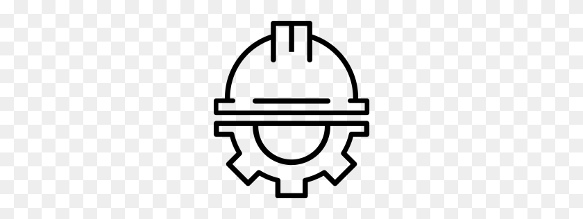 256x256 Free Civil, Engineer, Helmet, Setting, Safety, Protection Icon - Ingeniero Png