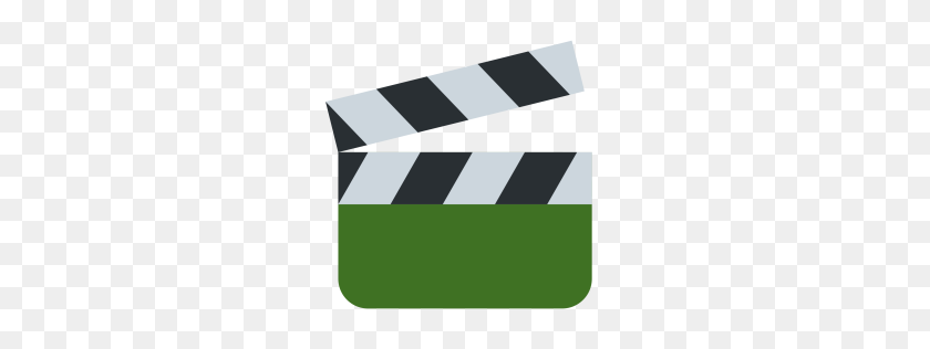 256x256 Free Clapper, Board, Movie, Maker, Fun, Activity Icon Download - Movie Clapper PNG