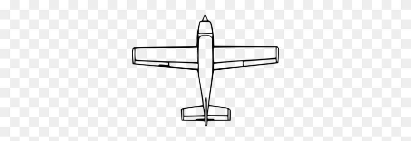 300x229 Бесплатный Клип Арт Взлетающий Самолет - Бумажный Самолетик Клипарт