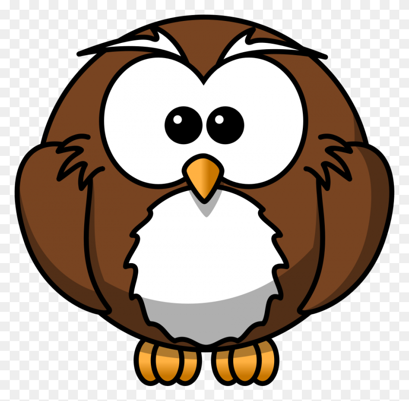 900x881 Free Clip Art Animals Owl - Owl Clipart