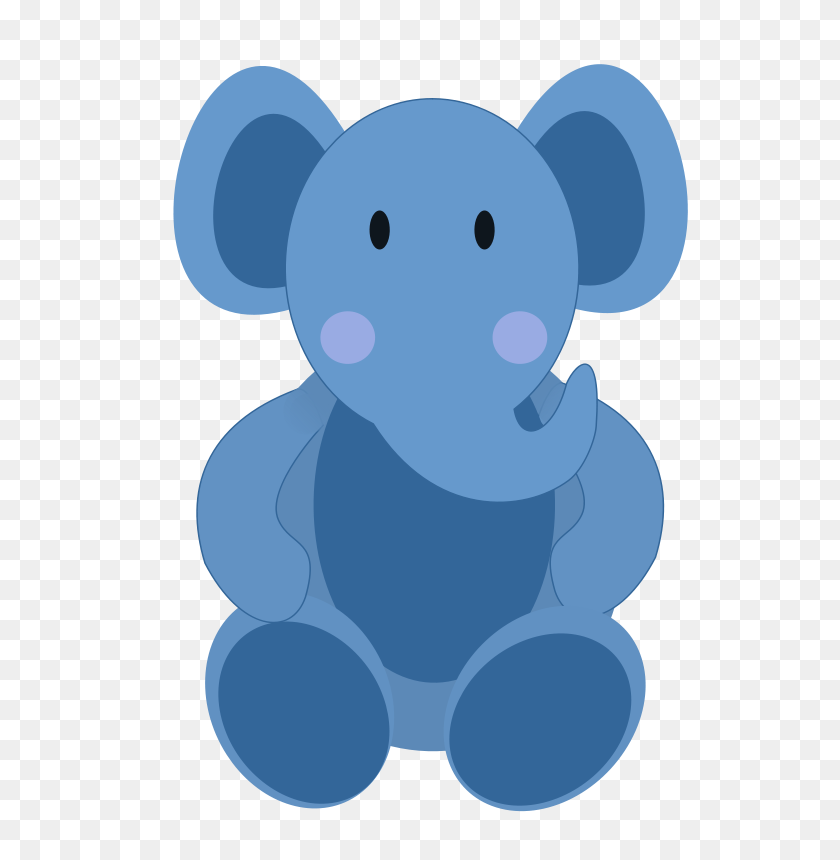 566x800 Free Clip Art Baby Elephant - Free Baby Elephant Clip Art