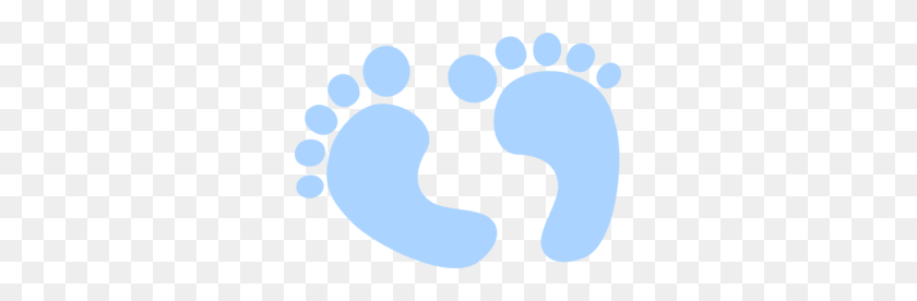 299x216 Free Clipart Baby Feet Borders - Baby Handprint Clipart