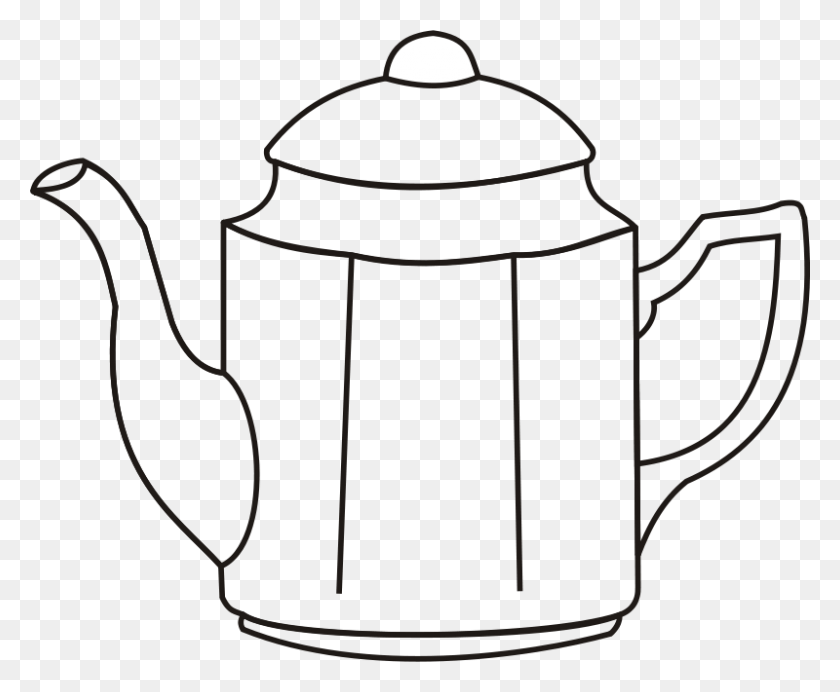 800x649 Free Clip Art Coffee Pot - Pot Clipart