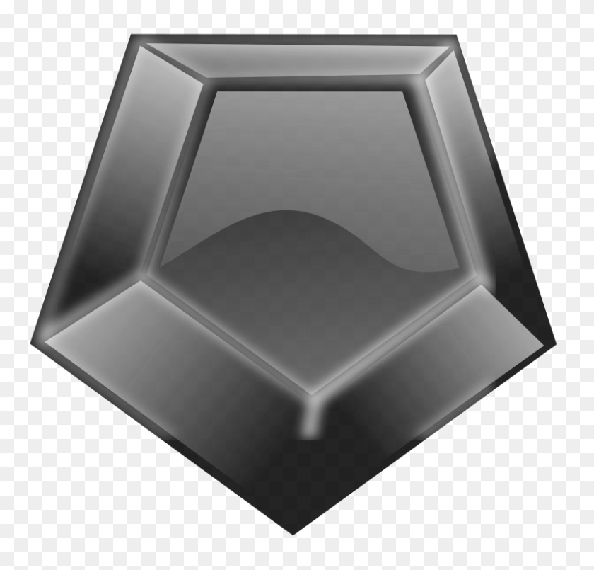 800x765 Free Clip Art Diamond Remix - Diamond Clipart Black And White