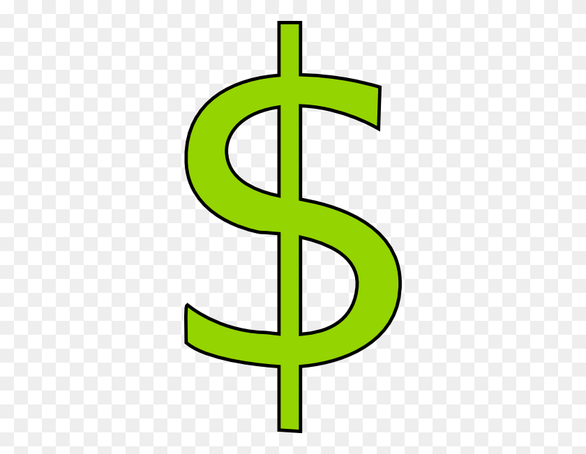 312x591 Free Clip Art Dollar Sign - Money Clipart PNG