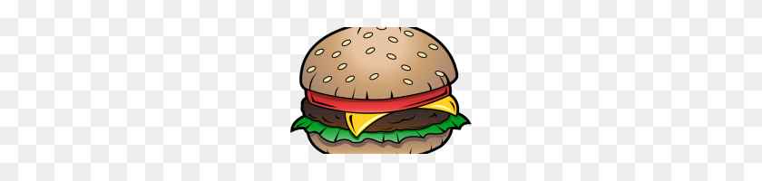 200x140 Free Clip Art Food Free Clipart Download - Cheeseburger Clipart