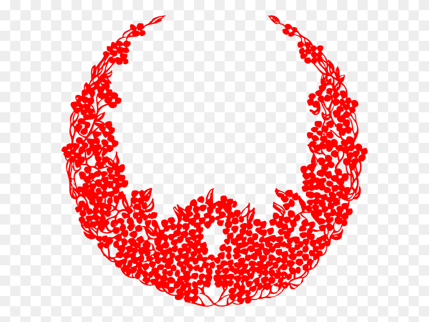 600x571 Free Clip Art Holiday Clip Art - Christmas Wreath Clipart