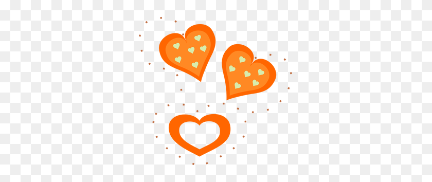 300x294 Free Clip Art Love Hearts - Valentine Card Clipart