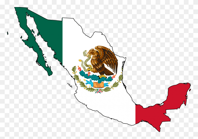 1600x1088 Бесплатные Картинки Карты Флаг Мексики Картинки - Scentsy Клипарт