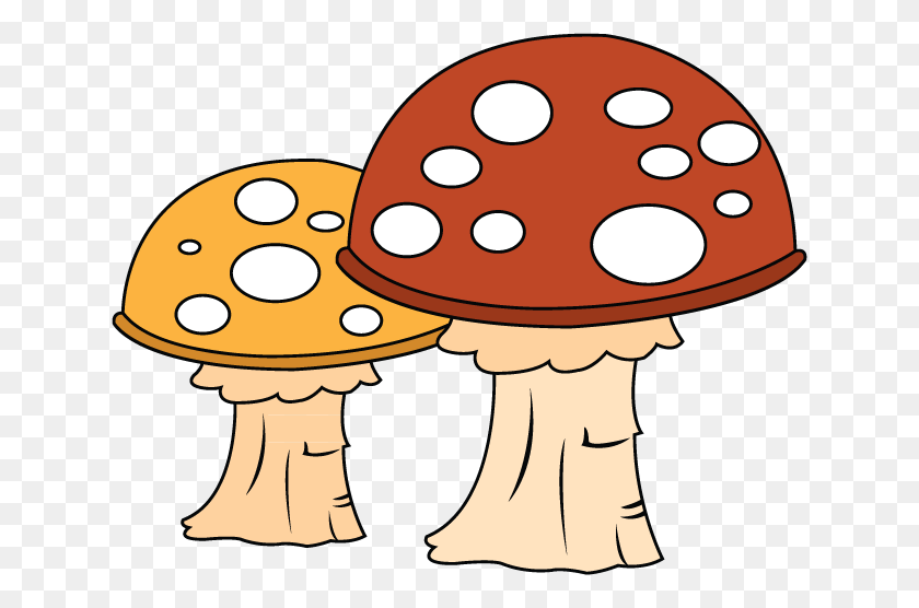 636x496 Free Clip Art Nature Plants And Fungi Mushrooms Full Color - Fungi Clipart