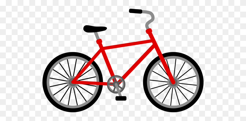 550x355 Бесплатные Картинки Красного Велосипеда Сладкий Картинки - Шоссейный Велосипед Клипарт