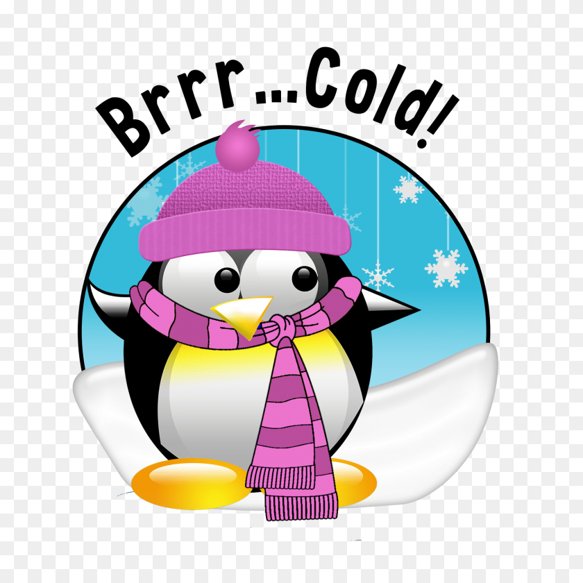 1500x1500 Free Clip Art Penguin Fun - Brrr Clipart