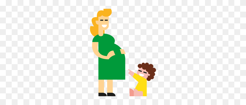 226x300 Free Clip Art Pregnant Belly - Motherhood Clipart