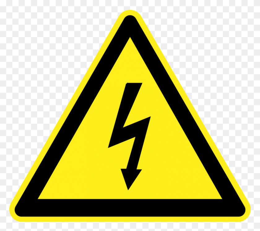 800x705 Free Clip Art Signs Hazard Warning - Warning Clipart