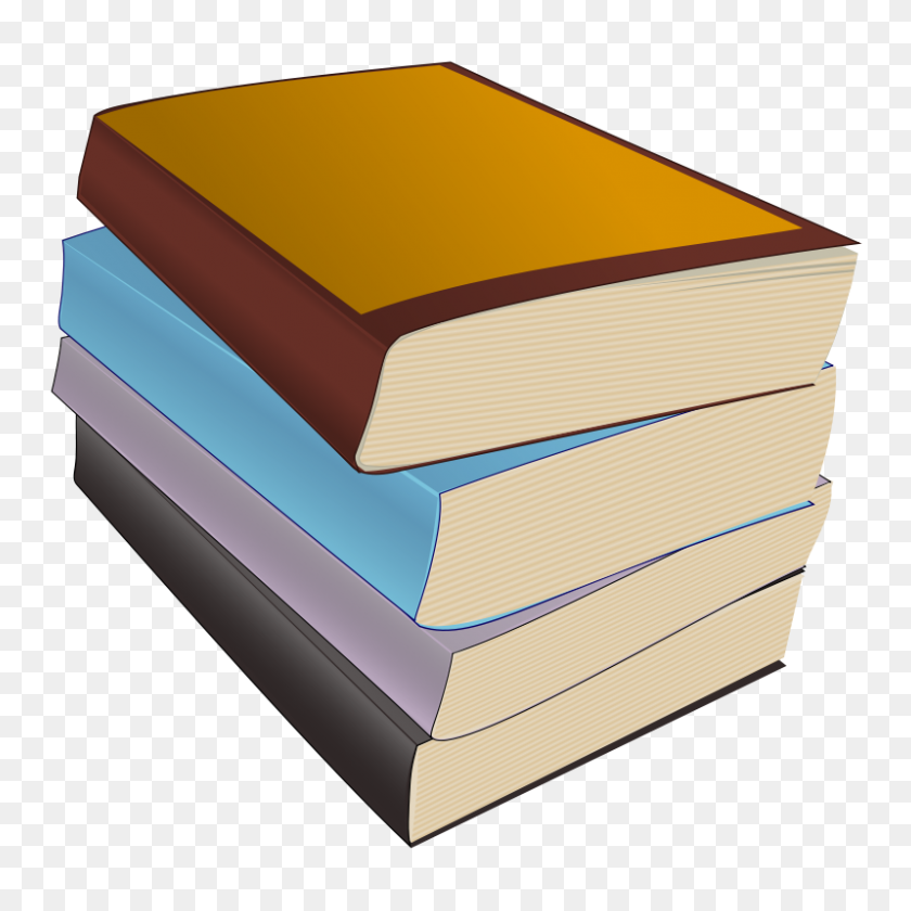 799x800 Free Clip Art Stack Of Paperbacks - Neat Clipart