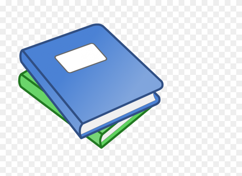 800x566 Free Clip Art Stack Of Two Books - Stack Clipart
