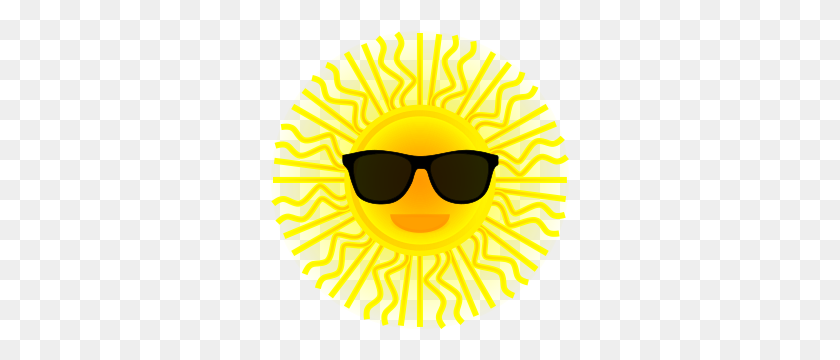 300x300 Free Clip Art Sun Wearing Sunglasses City Of Kenmore, Washington - Sunglasses Clipart Free
