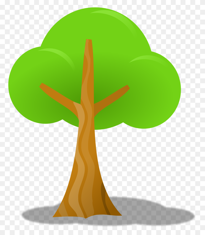 771x900 Free Clip Art Tree - Cedar Tree Clipart