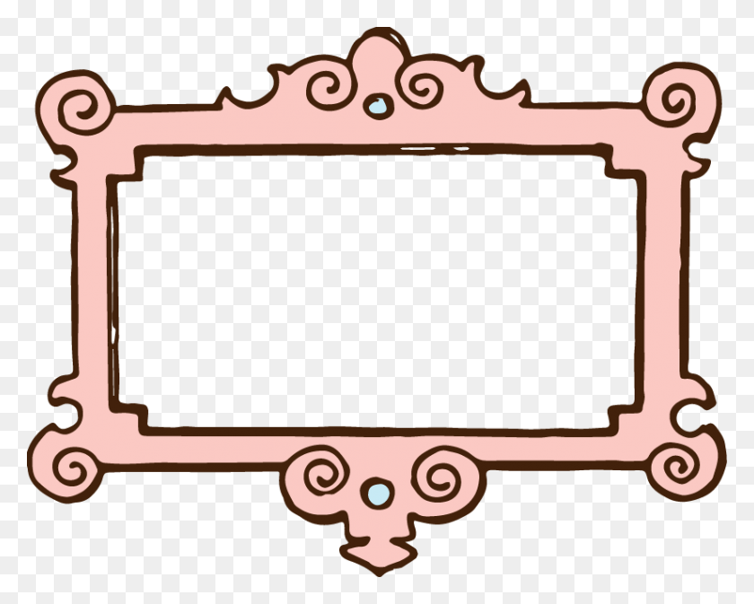 825x649 Free Clipart Vintage Frame Oh So Nifty Vintage Graphics - Rose Border Clipart