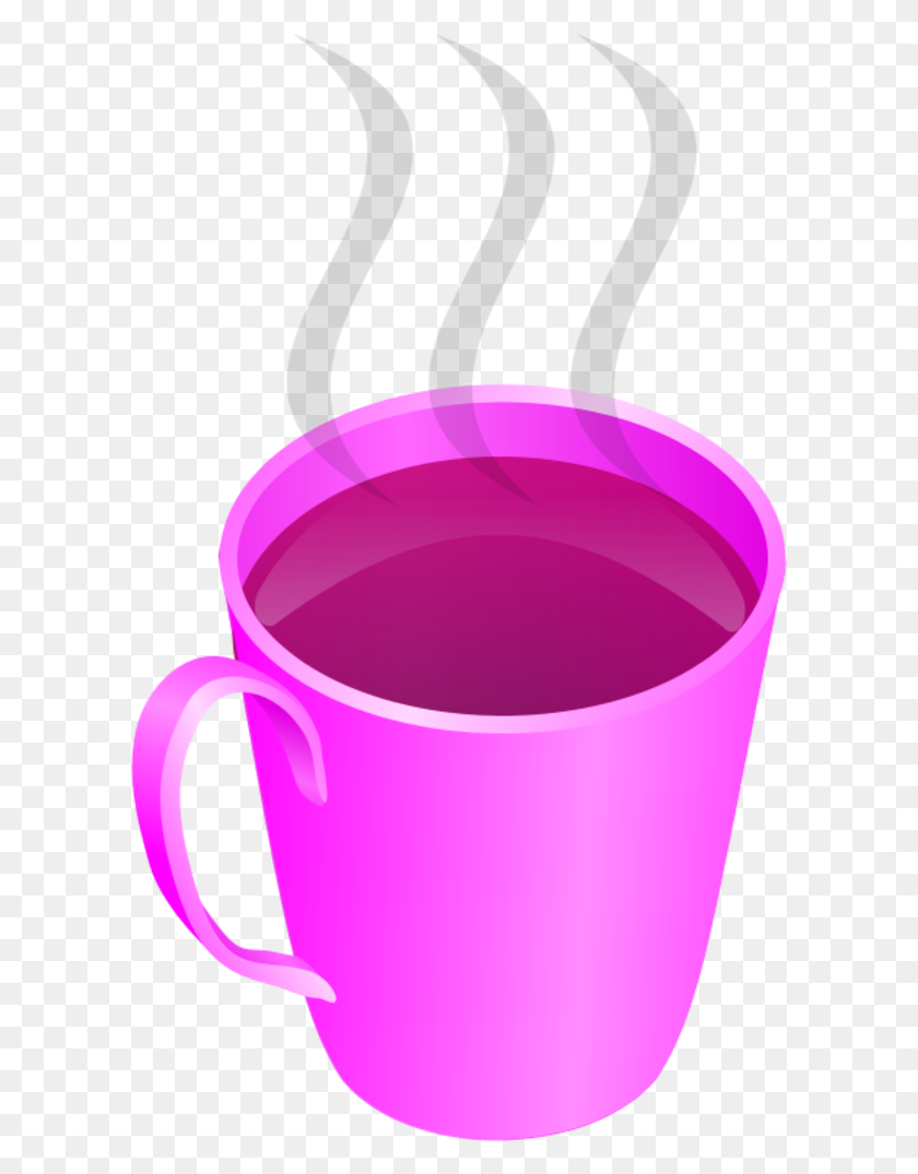 600x1015 Бесплатные Картинки Кофе И Чай Логотип Вектор Клипартов - Горячий Кофе Клипарт