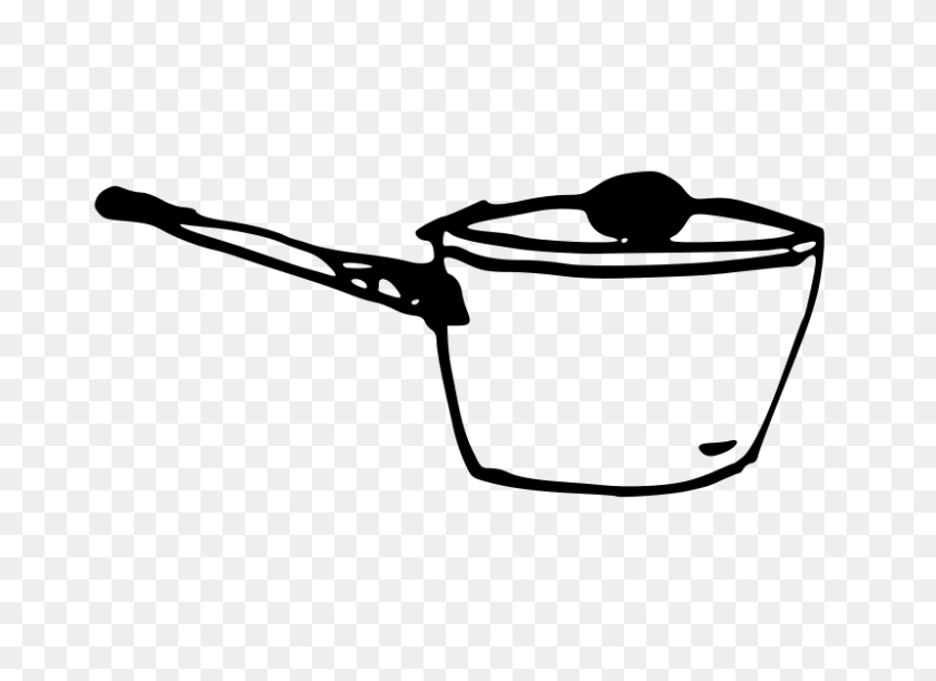800x566 Free Clipart - Pot Clipart Black And White