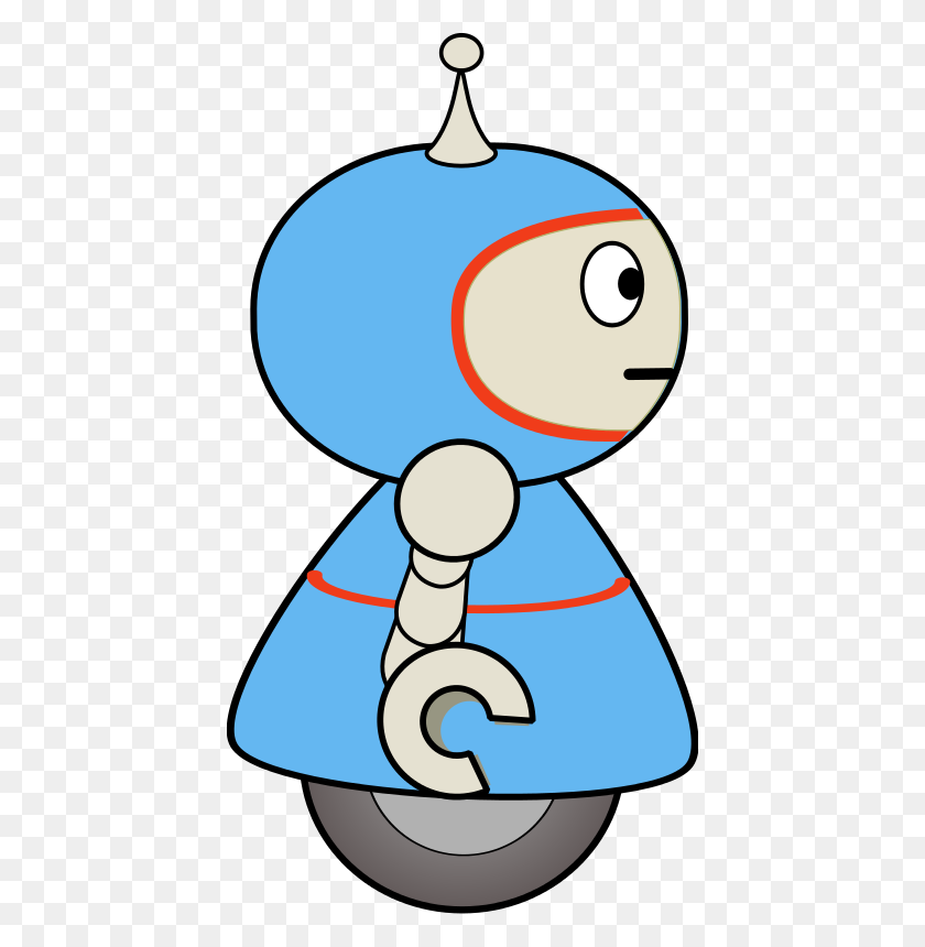 428x800 Free Clipart - Robot Clipart Free