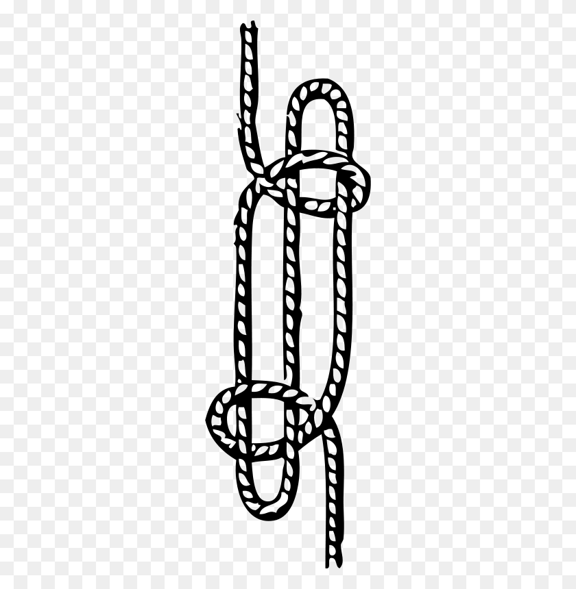 242x800 Free Clipart - Rope Clipart Black And White