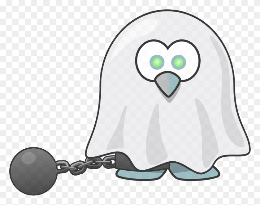 800x618 Free Clipart - Scary Ghost Clipart