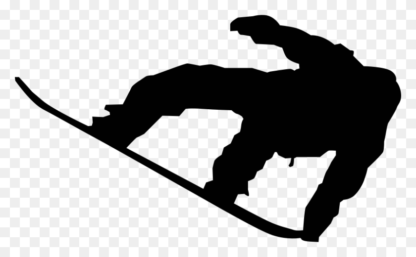 800x472 Free Clipart - Skateboard Clipart Black And White