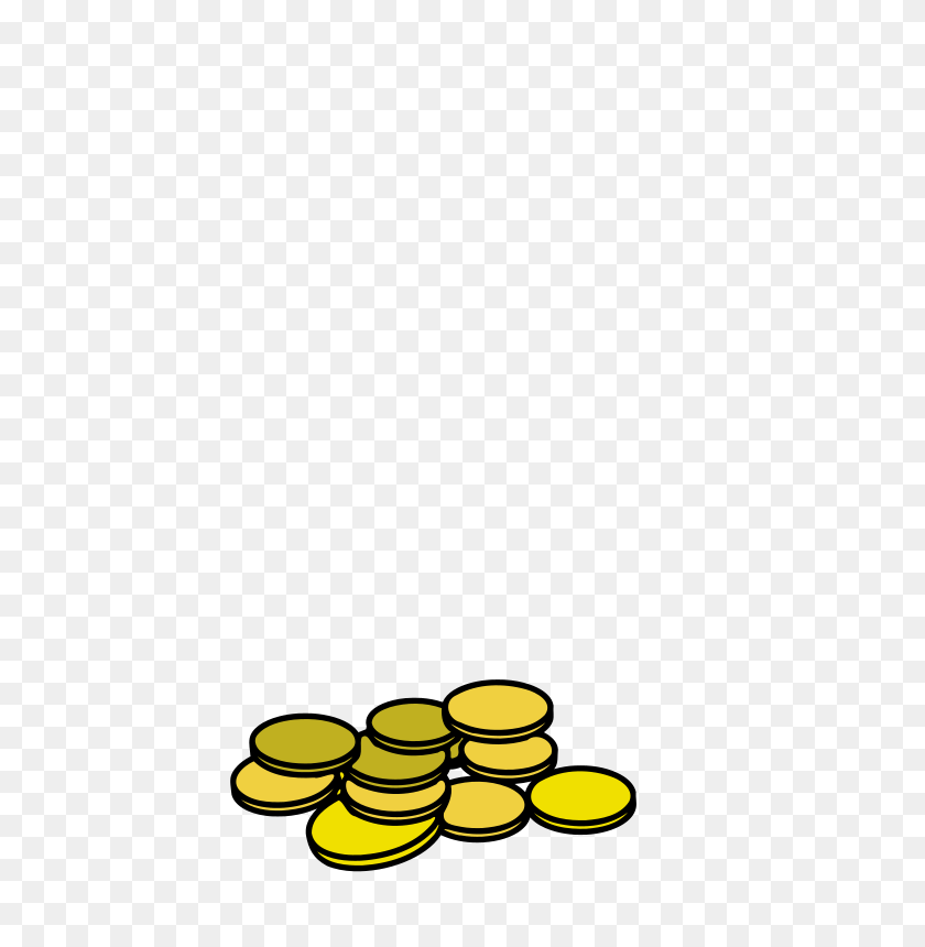 514x800 Free Clipart - Stack Of Coins Clipart