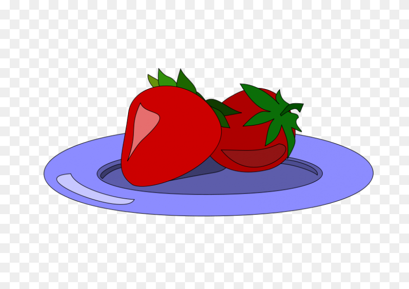 800x548 Free Clipart - Strawberry Clipart Free