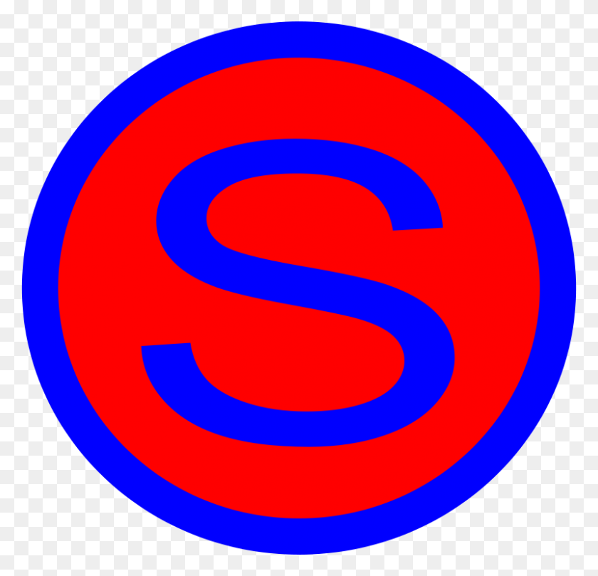 800x769 Бесплатный Клипарт - Логотип Супермена