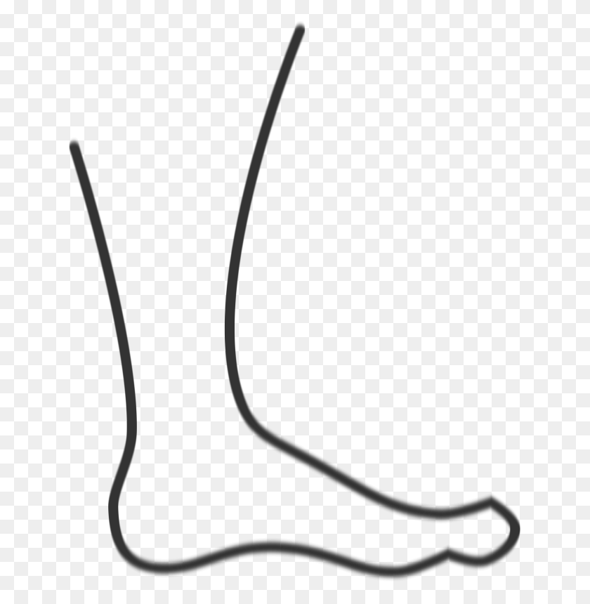 657x800 Free Clipart - Track Foot Clipart