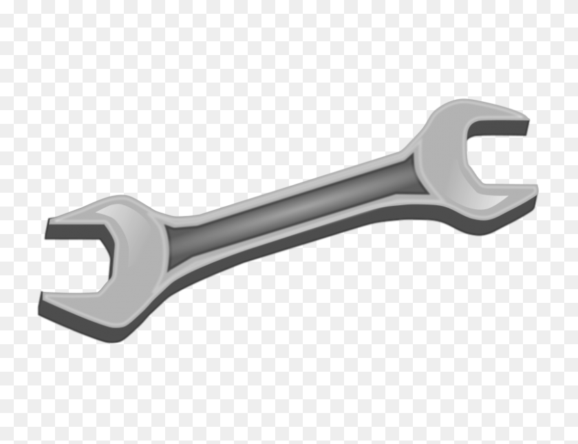 800x600 Free Clipart - Wrench Clipart Black And White