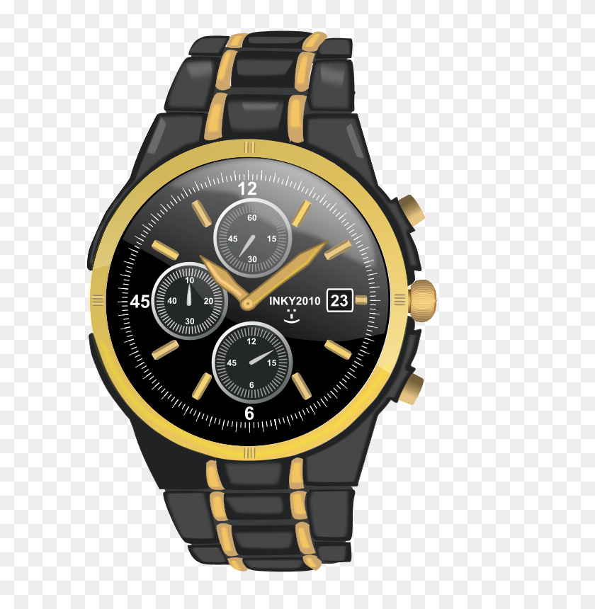 745x800 Free Clipart - Wrist Watch Clipart