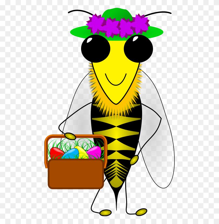 500x800 Free Clipart - Angry Bee Clipart