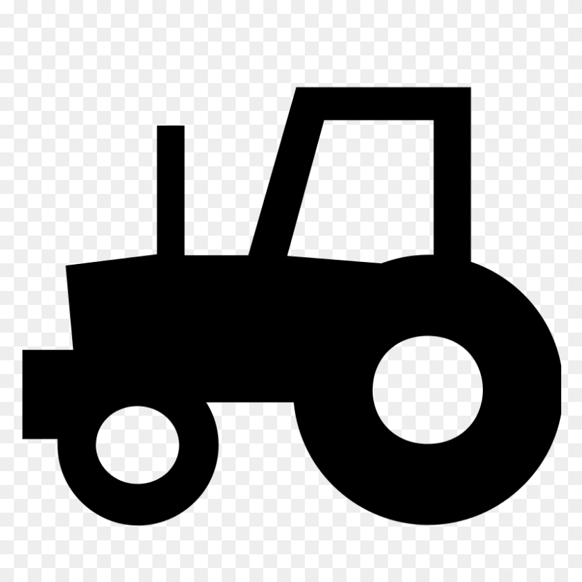 800x800 Free Clipart - Antique Tractor Clipart