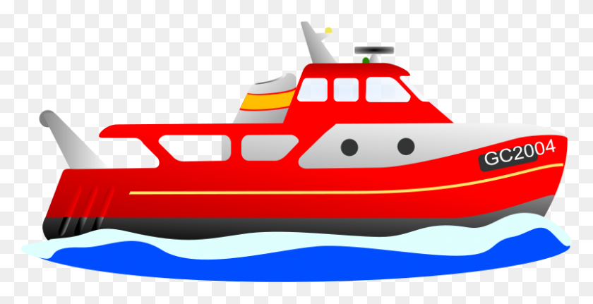 800x381 Free Clipart - Barge Clipart