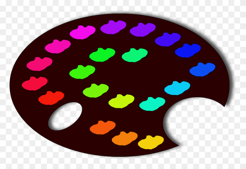 800x532 Free Clipart - Color Wheel Clipart