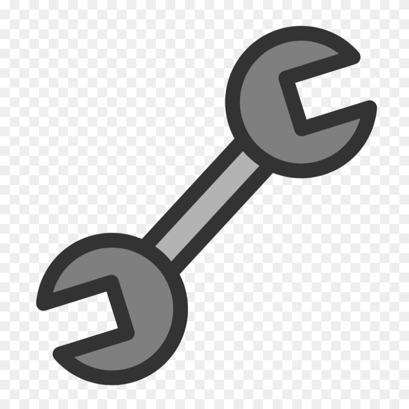 800x800 Free Clipart - Crescent Wrench Clipart