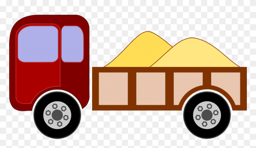 800x438 Free Clipart - Moving Van Clipart