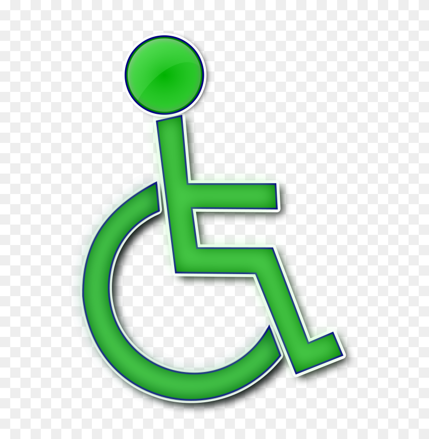 591x800 Free Clipart - Disability Clipart